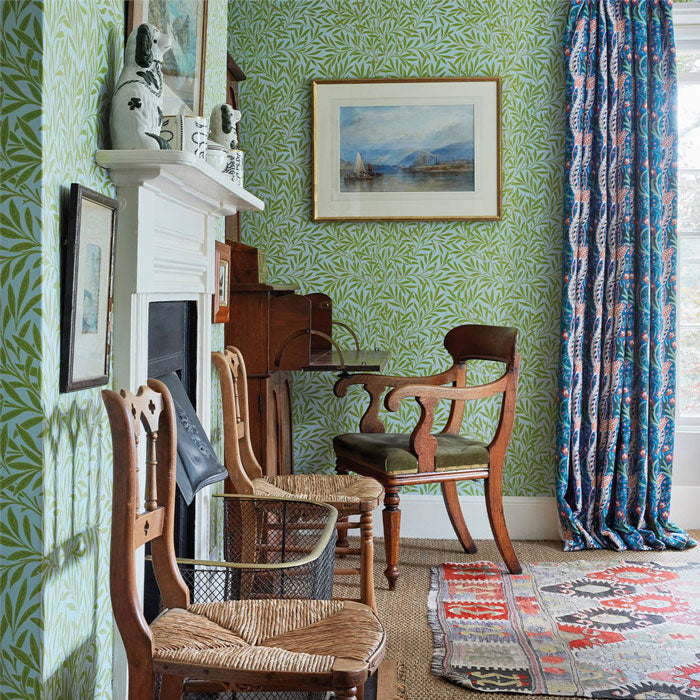 Morris and Co behang Willow Yellow 216963