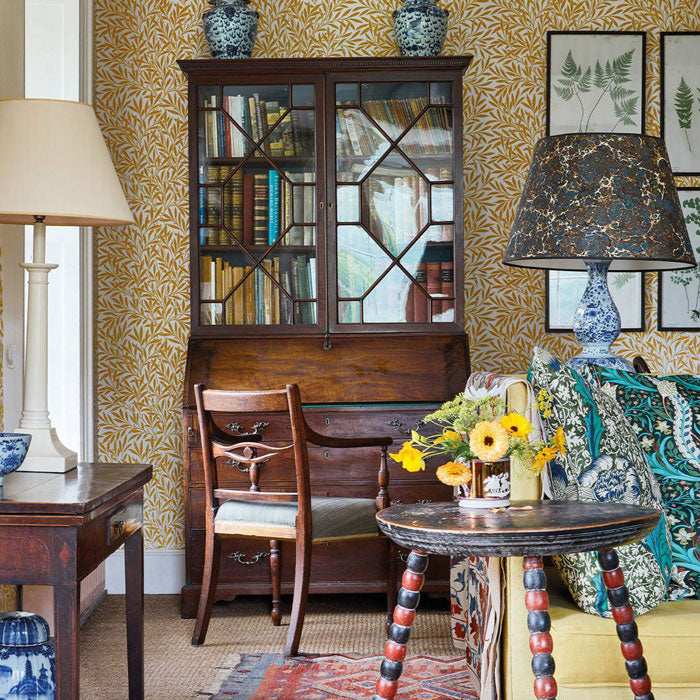 Morris and Co behang Willow Yellow 216963
