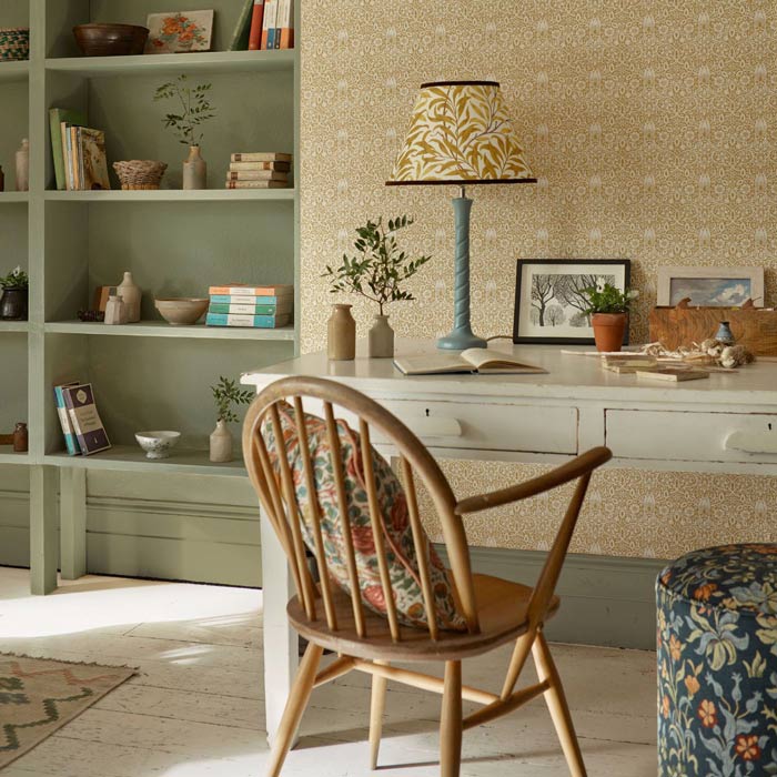 Morris and Co behang Borage Leafy Arbour 217198