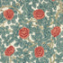 Morris and Co behang Rambling Rose Emery Blue/ Madder 217206