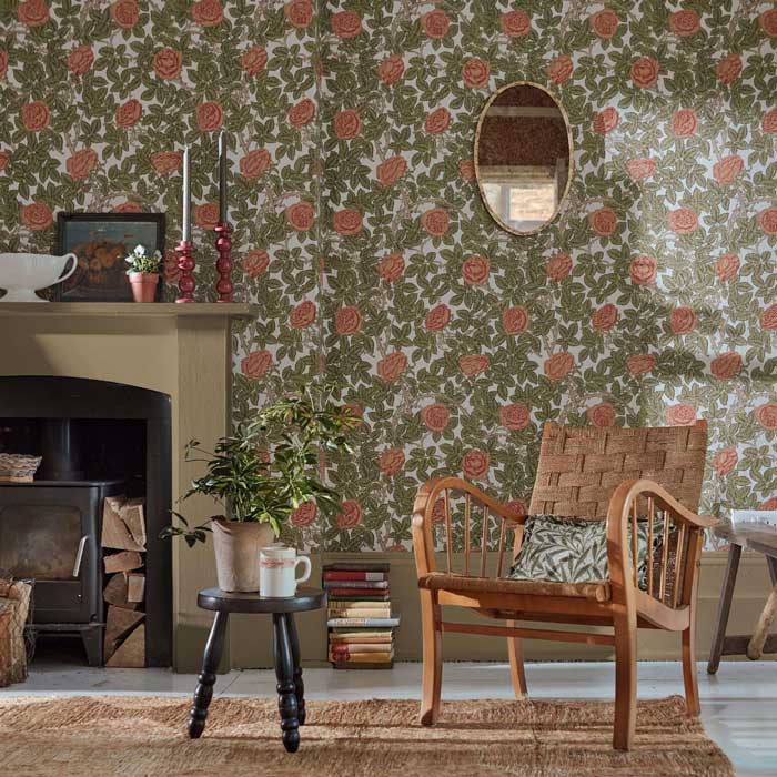 Morris and Co behang Rambling Rose