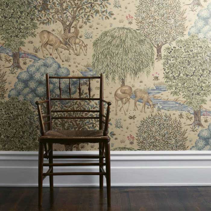 Morris and Co the Brook Linen 216478