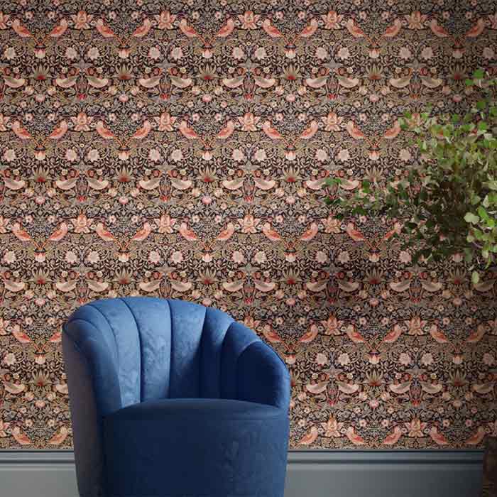 Morris and Co behang Strawberry Thief Old Fashioned 510022