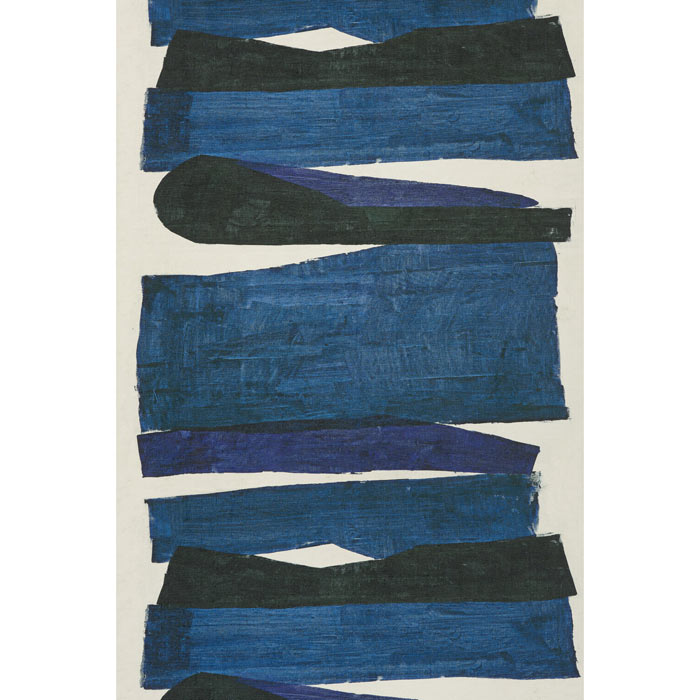Pierre Frey behang Obsidienne Indigo FP560001