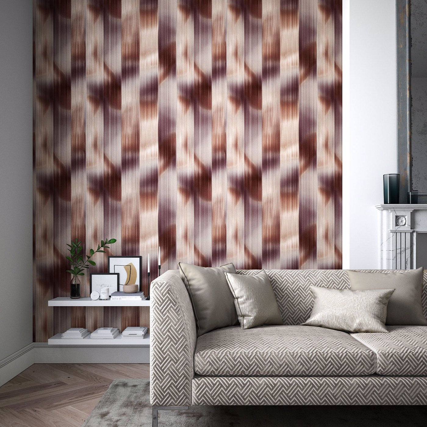 Harlequin behang Oscillation Rosewood/Fig 112753