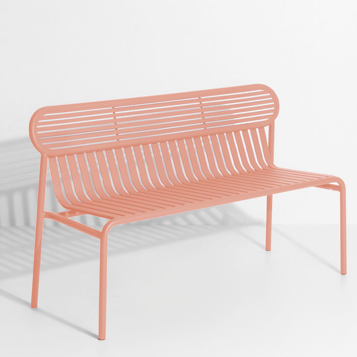 Petite Friture garden bench blush
