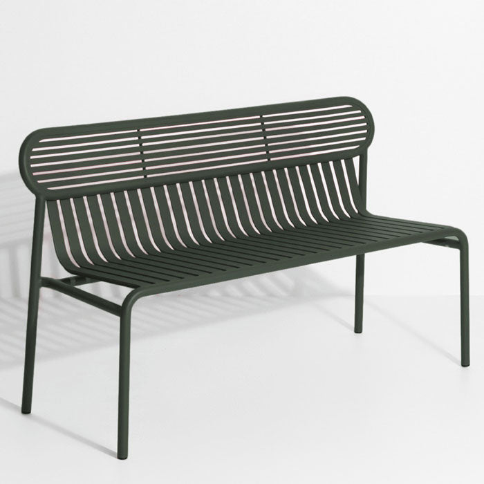 Petite Friture garden bench green glass