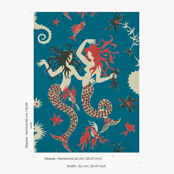 Pierre Frey behang Poseidon Original FP771004 afmetingen