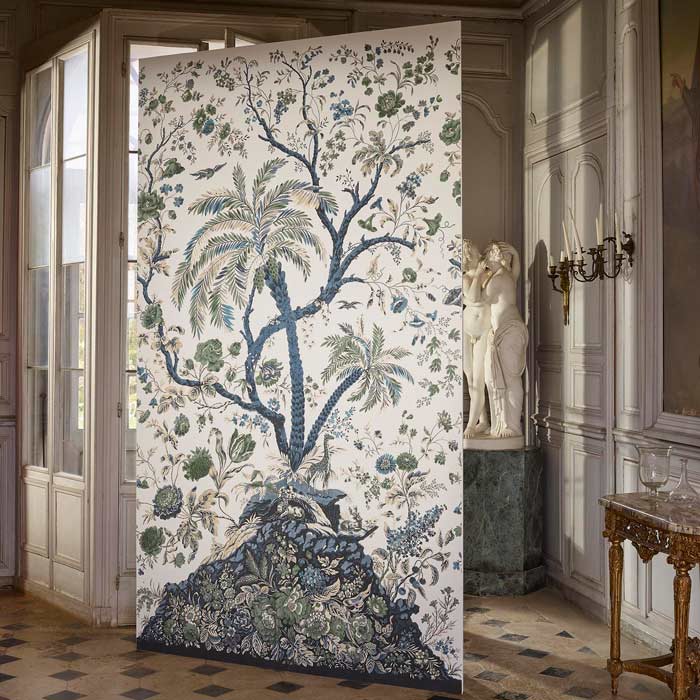 Pierre Frey behang Voile de genes Emeraude BP350001