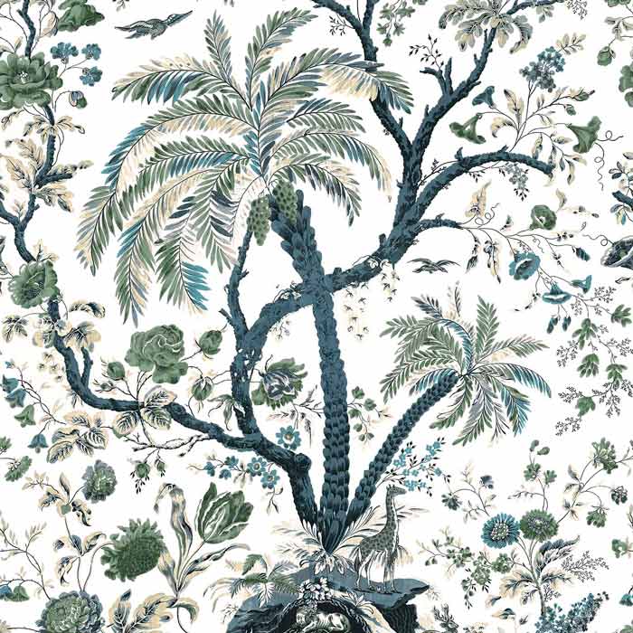 Pierre Frey behang Voile de genes Emeraude BP350001