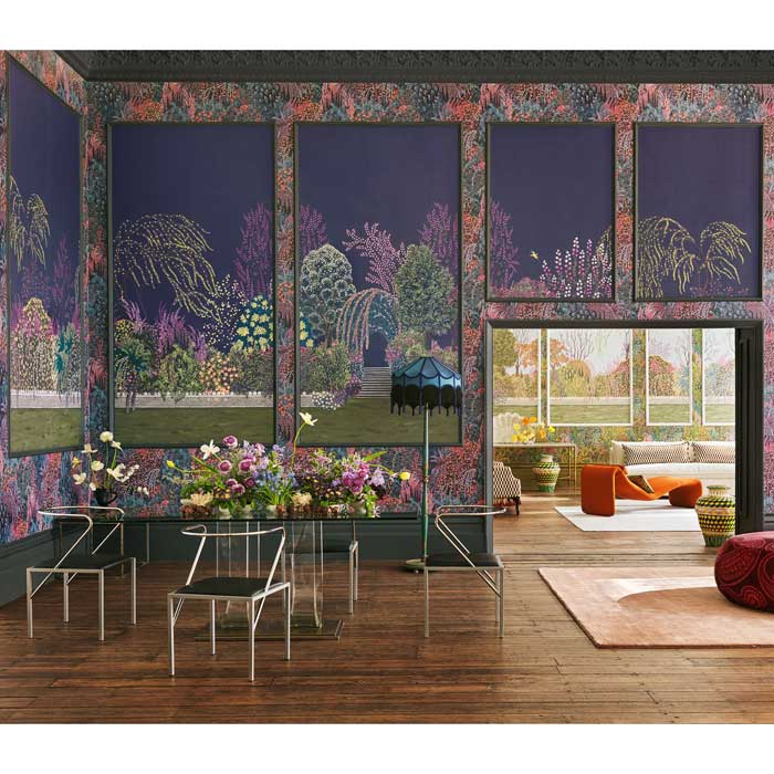 Cole and Son behang Reverie Tanzanite 20/4013