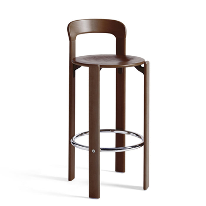 Hay Rey barstool umber brown