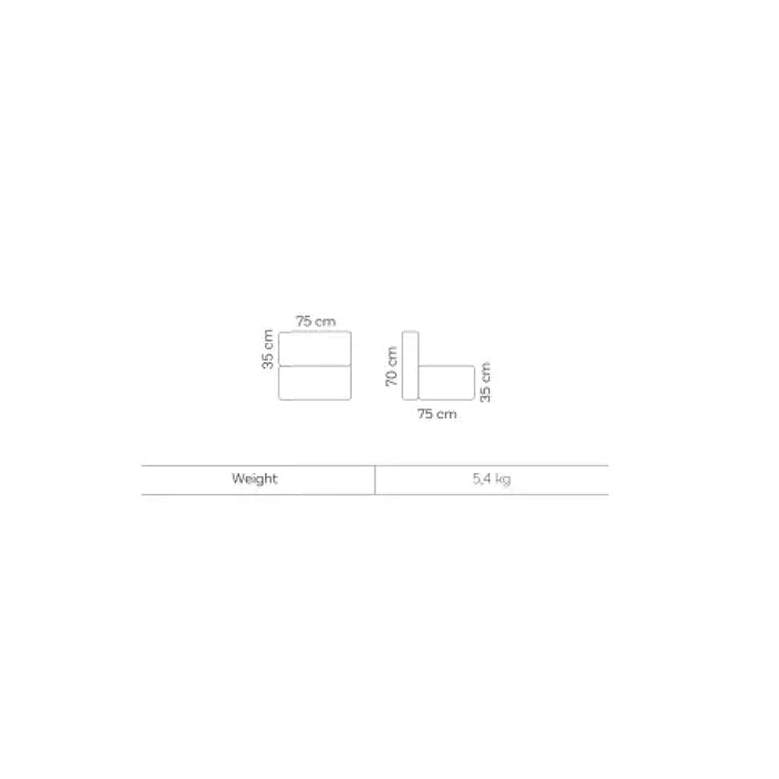 Roolf living Dotty afmeting