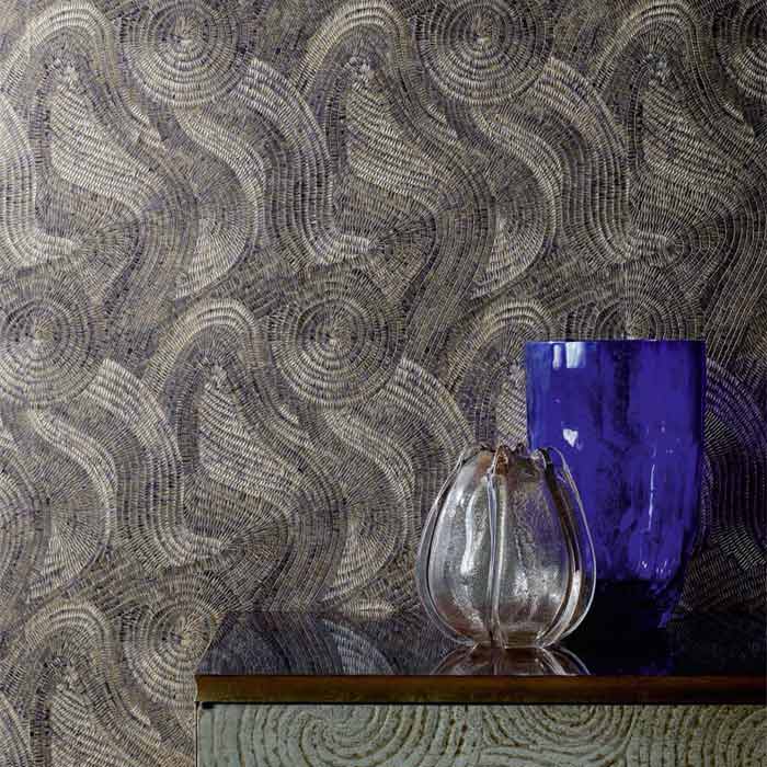 Zoffany behang Hawksmoor Prussian Copper 312599