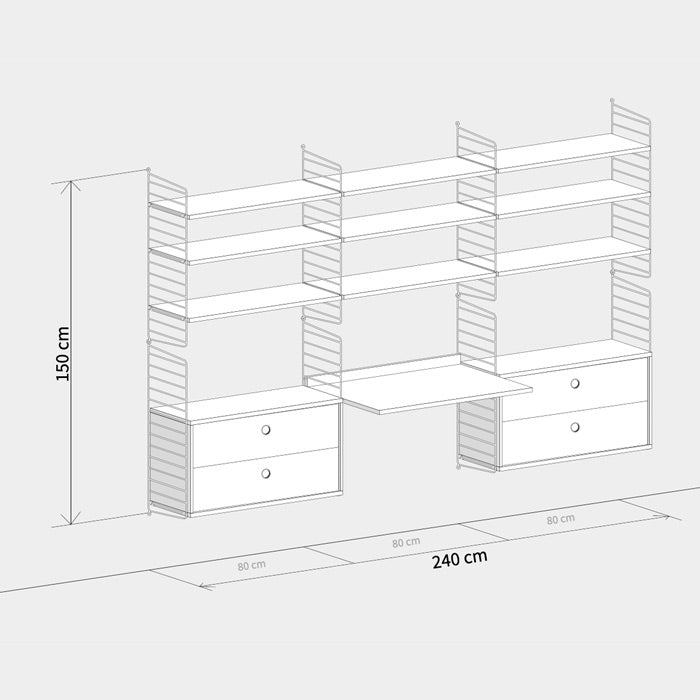 String Furniture bundle WF afmeting