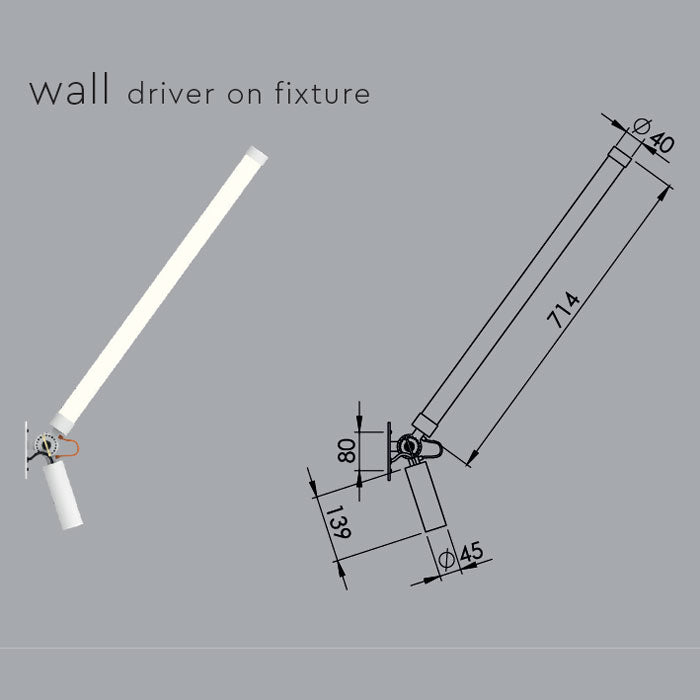 Tonone Mr Tubes LED Wandlamp