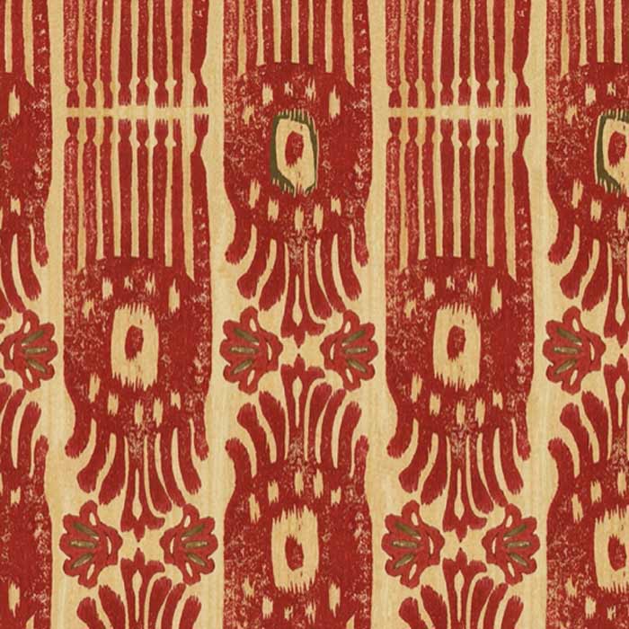 TRIBAL IKAT Lava Red WP30114