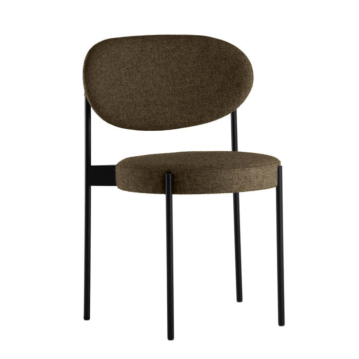 Verpan 430 chair zwart frame Kvadrat Hallingdal 227