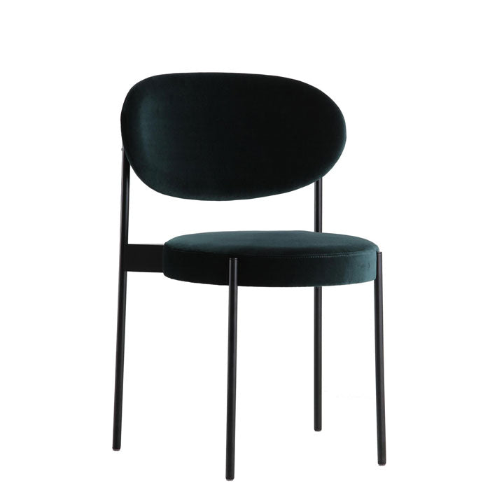 Verpan 430 chair zwart frame Kvadrat Harald 982