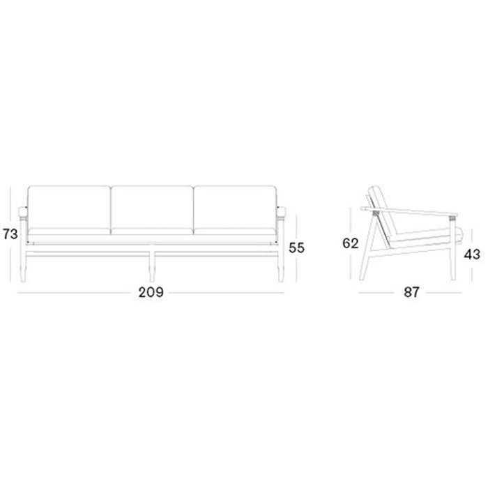 Vincent sheppard David lounge sofa 3 s