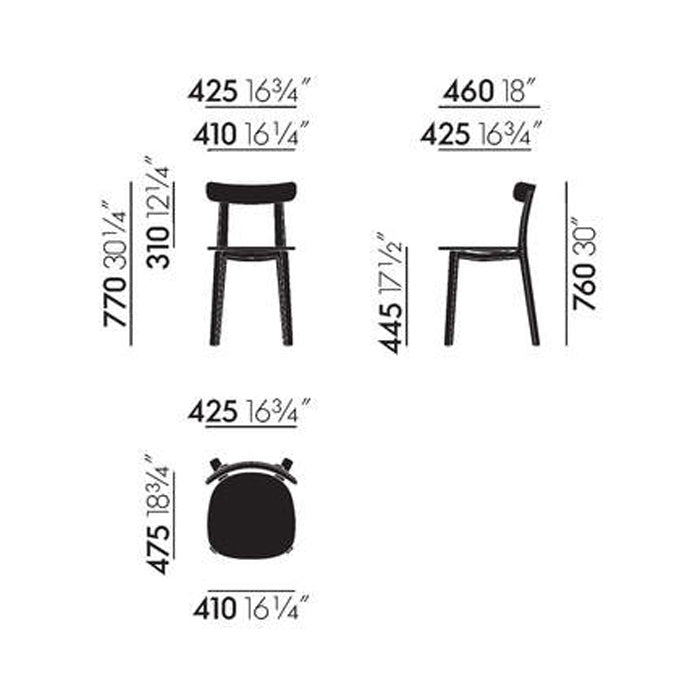 Vitra APC dining chair