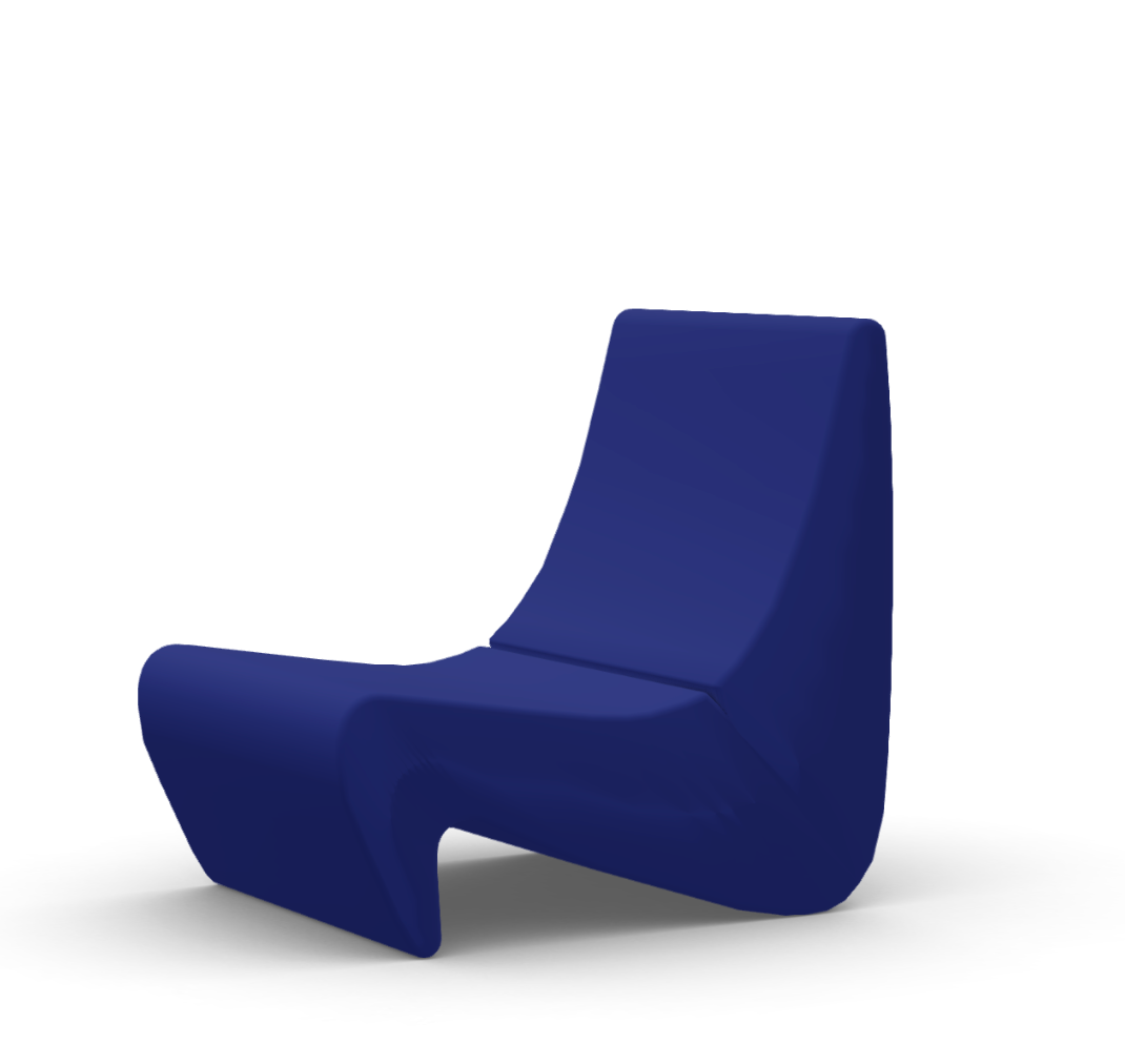 Vitra Amoebe tonus royal blue