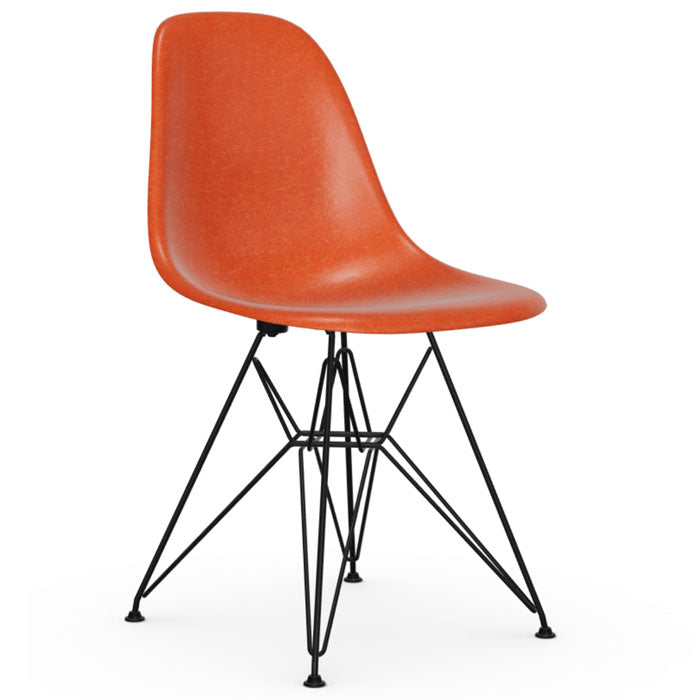 Vitra Eames DSR Fiberglass Red Orange