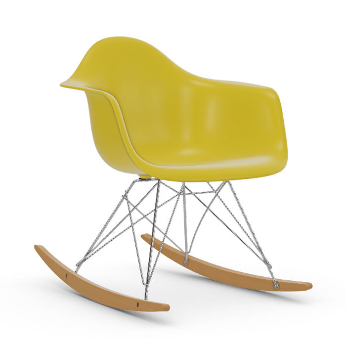 Vitra Eames RAR schommelstoel esdoorn goud