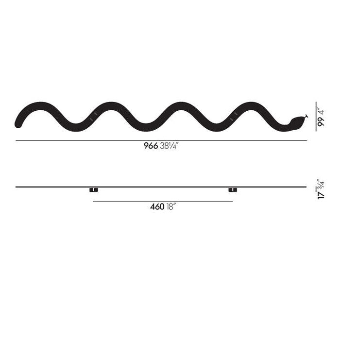 Vitra Metal Wall Relief Magic Snake