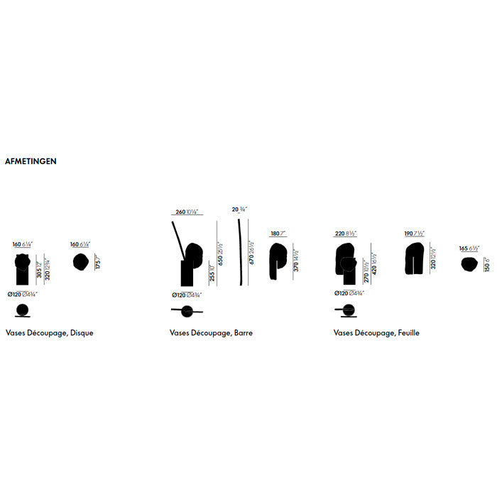 Vitra Vases Découpage
