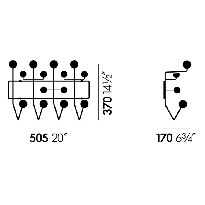 Vitra Hang it all kapstok