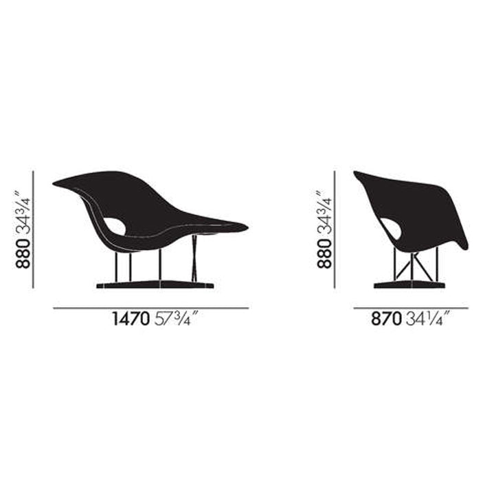 Vitra La Chaise - Charles &amp; Ray Eames