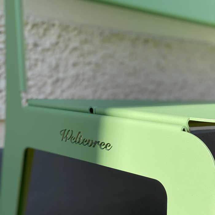 Weltevree Bended Bench tuinbank met rugleuning