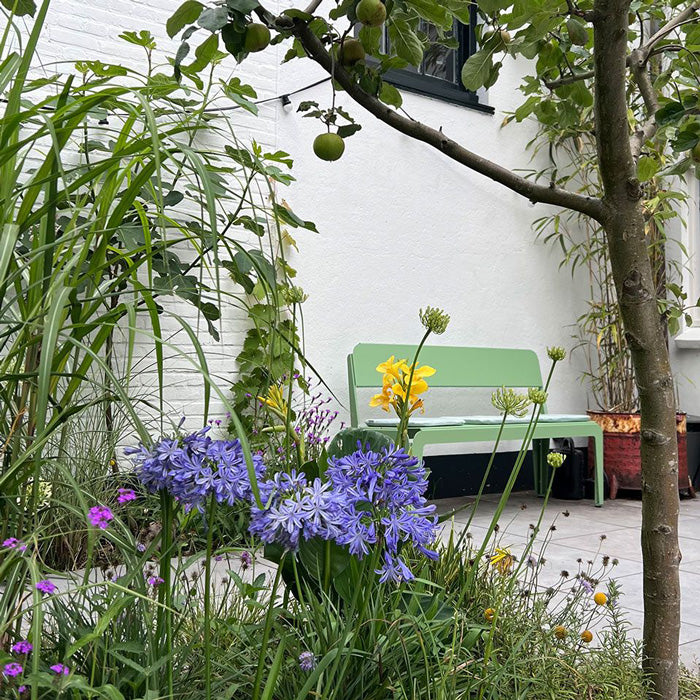 Weltevree Bended Bench tuinbank met rugleuning