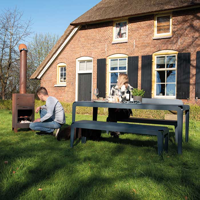 Weltevree Bended Bench tuintafel