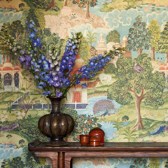 Zoffany behang Peacock garden