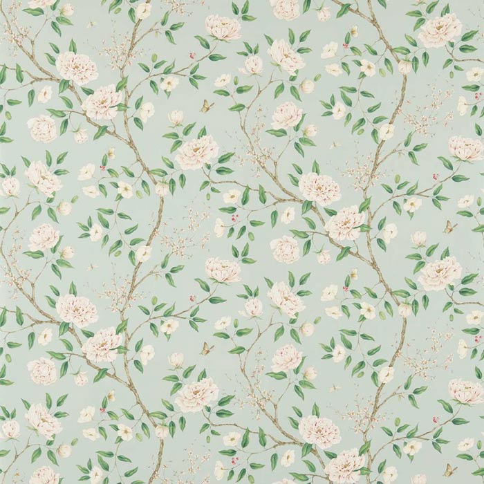 Zoffany Romeys Garden Sea/ Green 311336