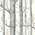 Cole and Son behang - Woods & stars - black & white - 103/11050