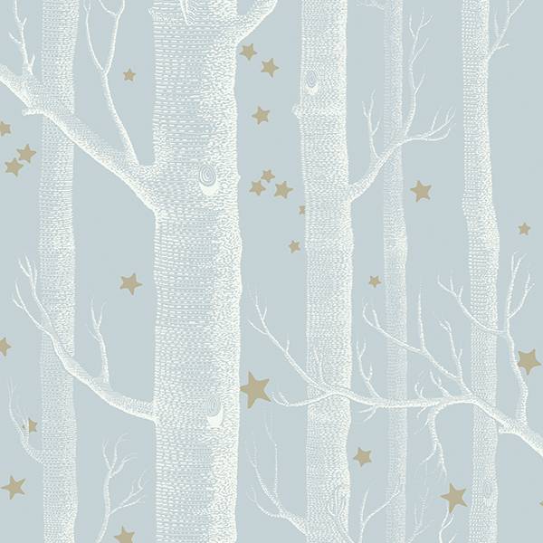 Cole and Son behang - Woods & stars powder blue - 103/11051