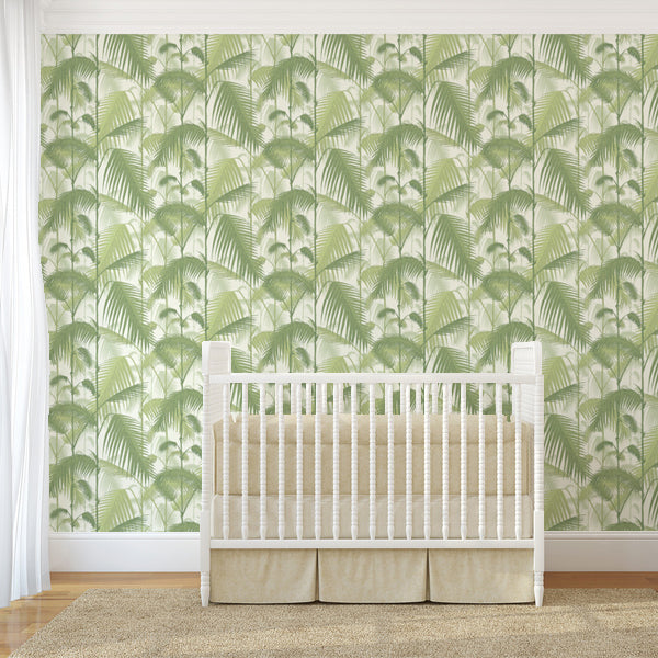Cole & Son behang Palm Jungle light green