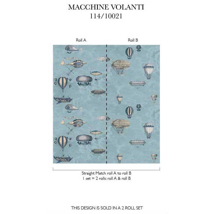 Cole and Son Fornasetti Macchine Volanti
