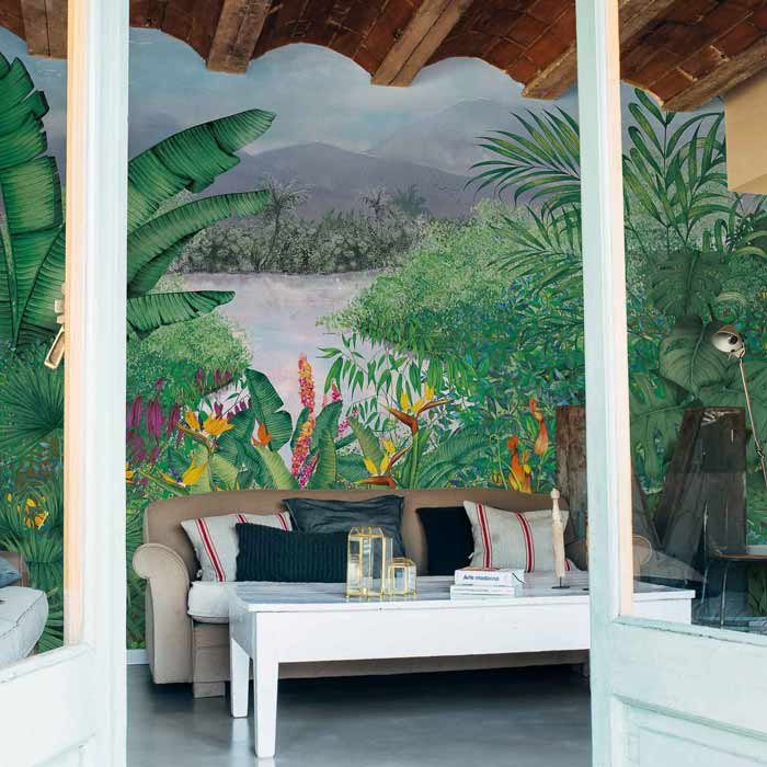 Coordonné behang Neocolonial Multi 8800110