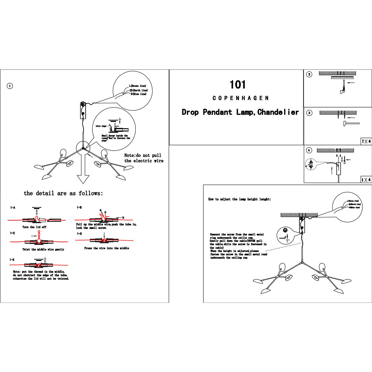 101 Copenhagen Drop Chandelier