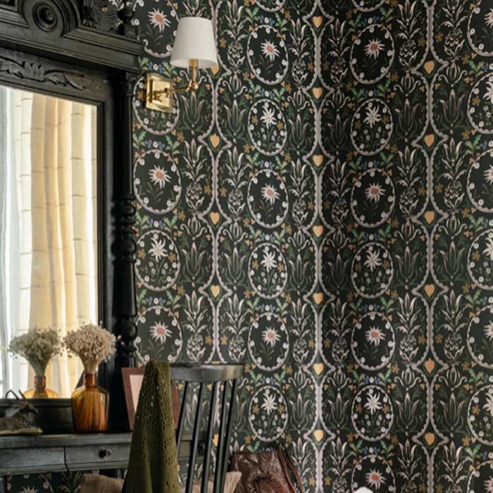 Mind the Gap behang Edelweiss Burgundy WP20694