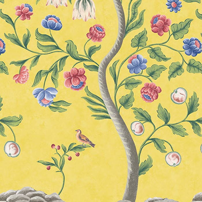 Little Greene behang Mandalay - Pollen
