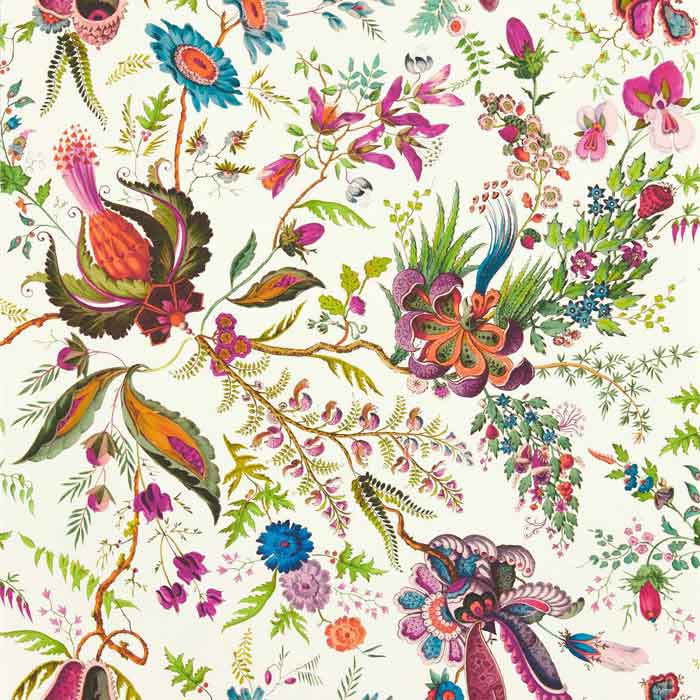 Harlequin behang wonderland floral Spinel/Peridot/Pearl 113065