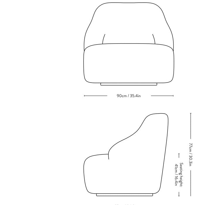 &tradition Margas LC2 Lounge Chair