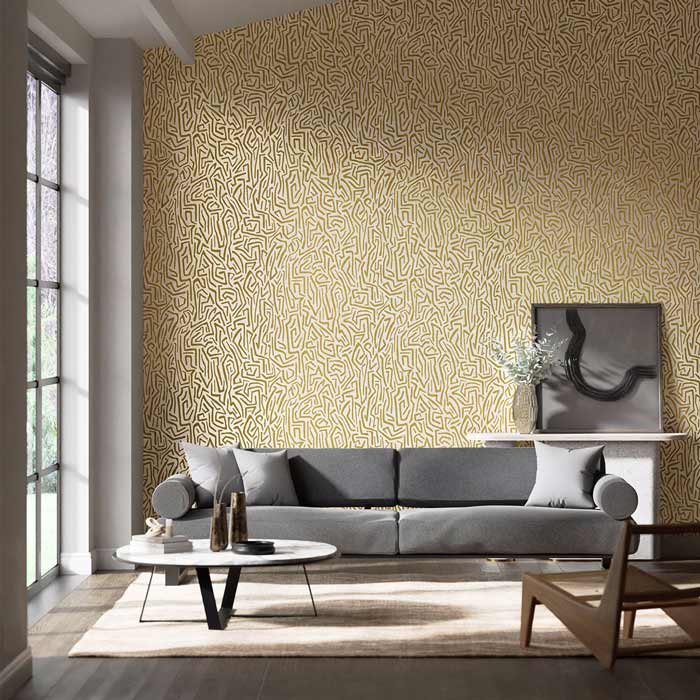 Harlequin behang Melodic Gold/Paper Lantern 112830