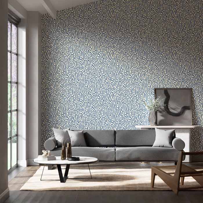 Harlequin behang Melodic Japanese Ink/Origami 112832