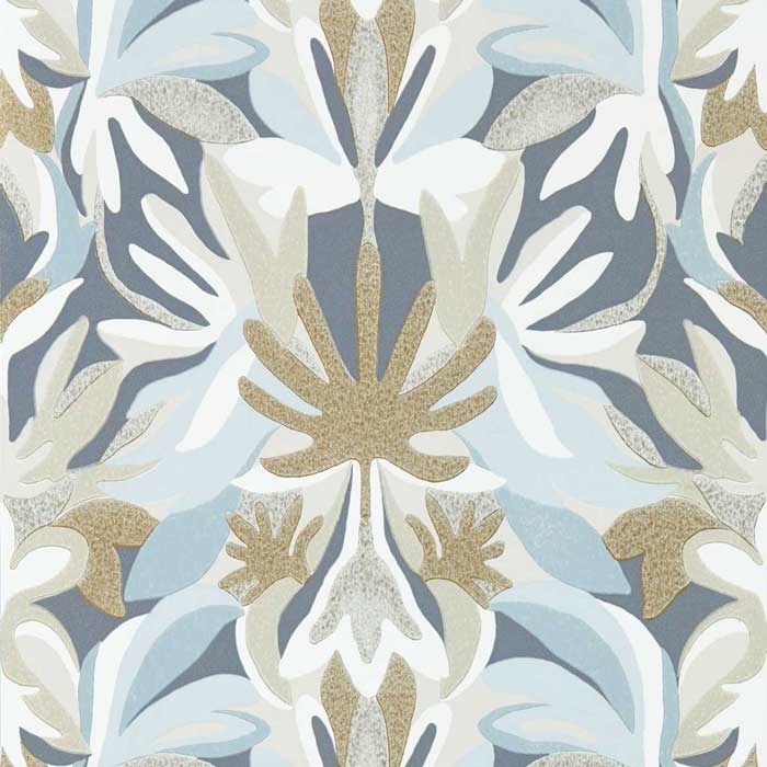 Harlequin behang Melora Hempseed/Exhale/Gold 112762
